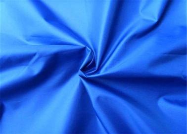 Chine Sensation confortable de main de polyester du textile tissé 190T de fil de taffetas bleu de compte fournisseur