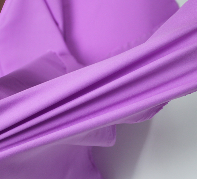 Tissu coloré 300T 75 de pongé de polyester * doux de compte du fil 75D et confortable superbes