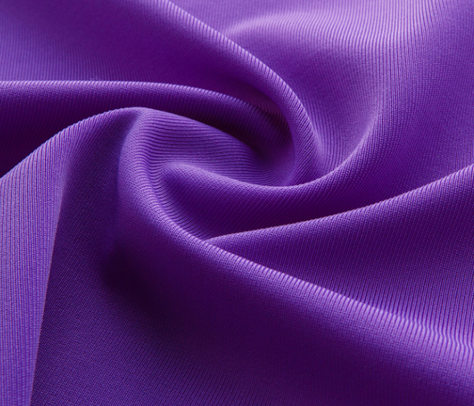 Tissu de polyester de bout droit de 2 manières, 88 tissu tricoté de Spandex du polyester 12
