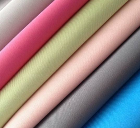 Tissu de tissu de Spandex de polyester, léger et élégant pourpre de pongé de doublure